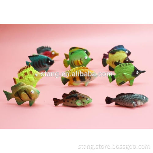 Mini Fish plastic Ocean Animal Small figure Toy Fish